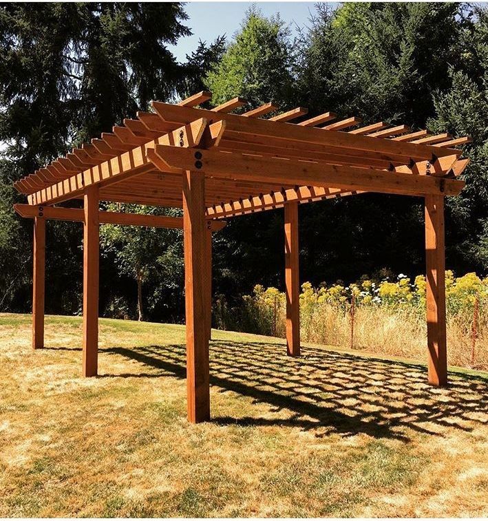 Ahsap pergola model 01
