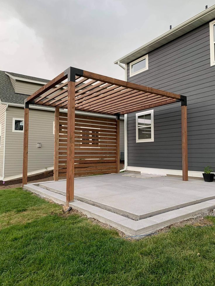 Ahşap pergola model 02