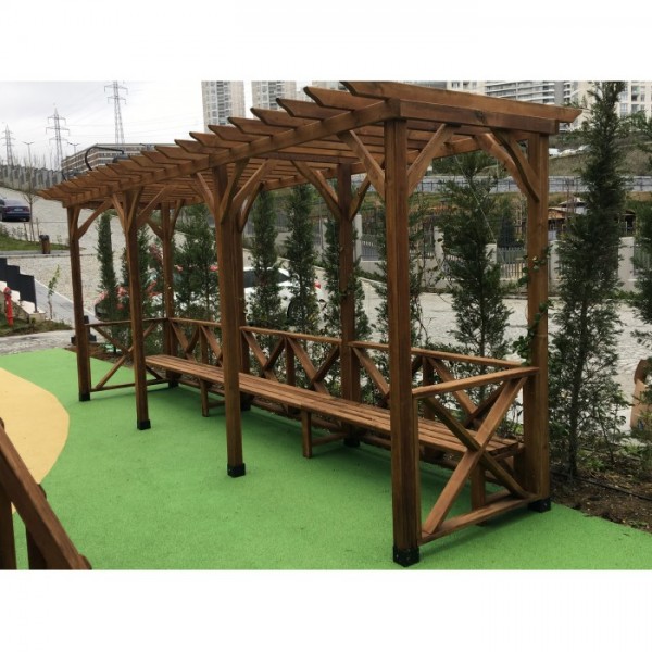 Ahşap pergola model 03